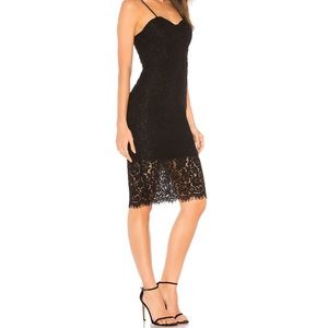 Pierre Lace Dress in Black
